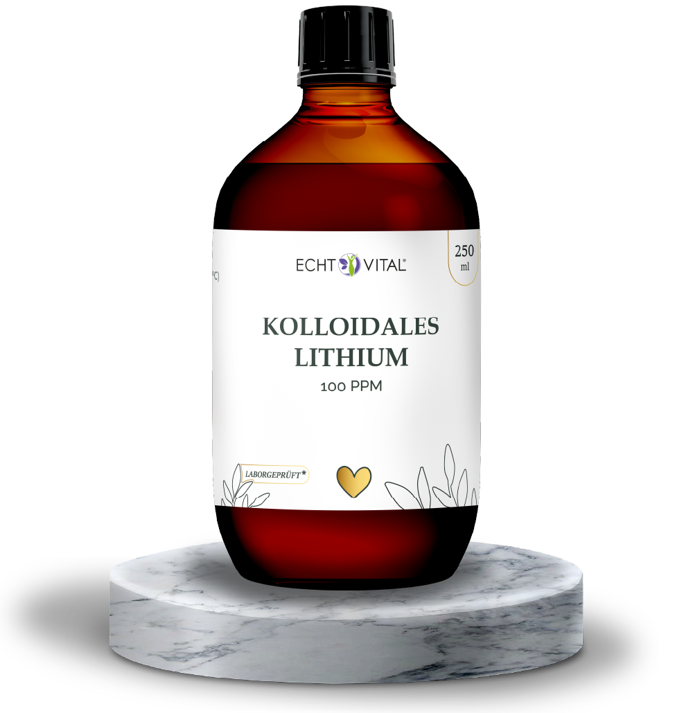 Kolloidales Lithium 100 ppm - 1 Flasche mit 250 ml - Jetzt neu!